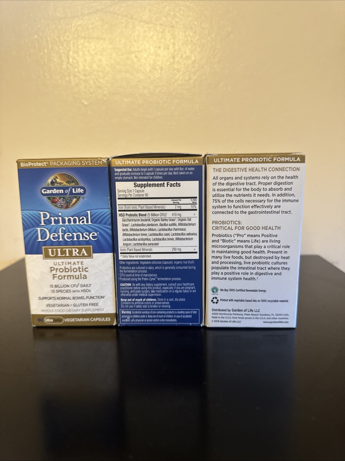 Garden of Life Primal Defense Ultra Probiotic Formula 180 Vegetarian Capsules