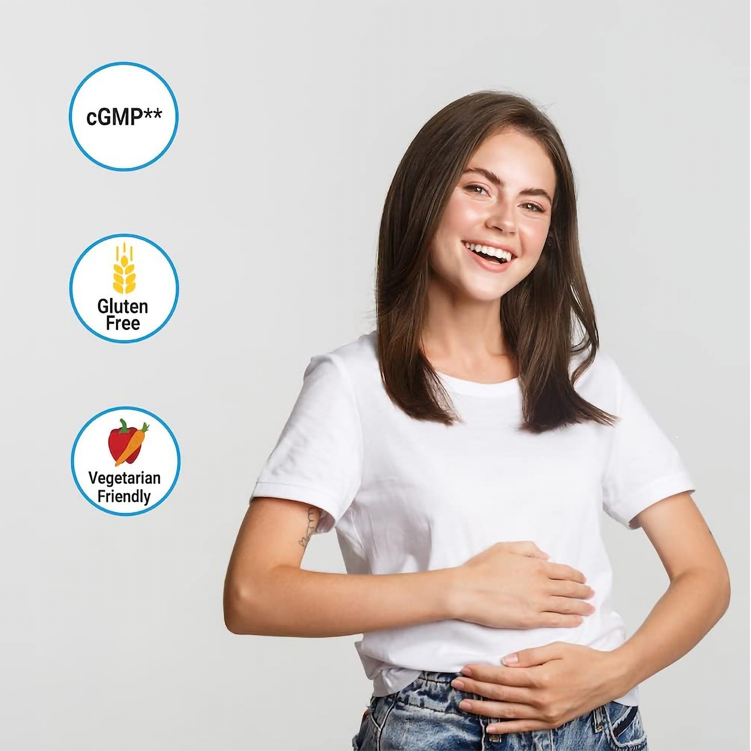 Digestive Enzymes w/ Prebiotic & Probiotics, Gas, Constipation & Bloating Relief