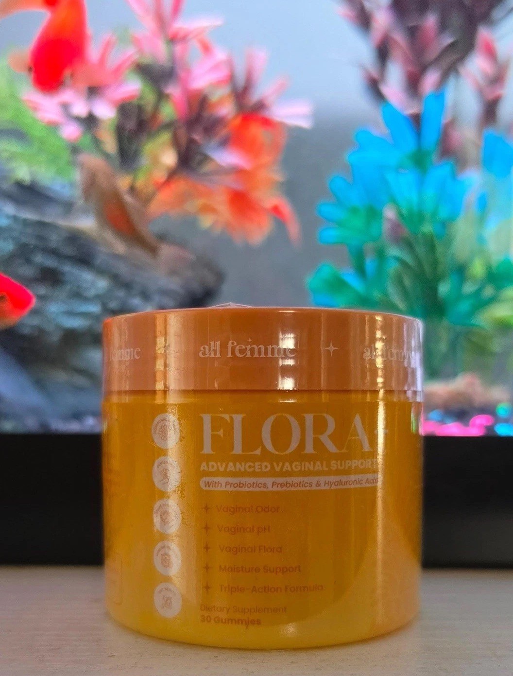 ALL FEMME Flora+ Advanced Vaginal Support Gummies 30ct PINEAPPLE 🍍 *AUTHENTIC*