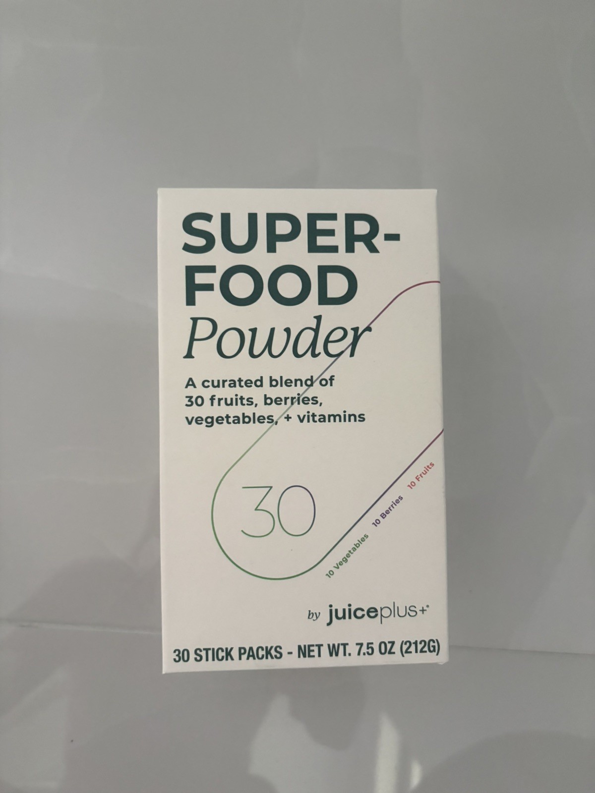 Superfood Powder Juice Plus 29 Stick Pack Nutrient-Rich Drink Mix