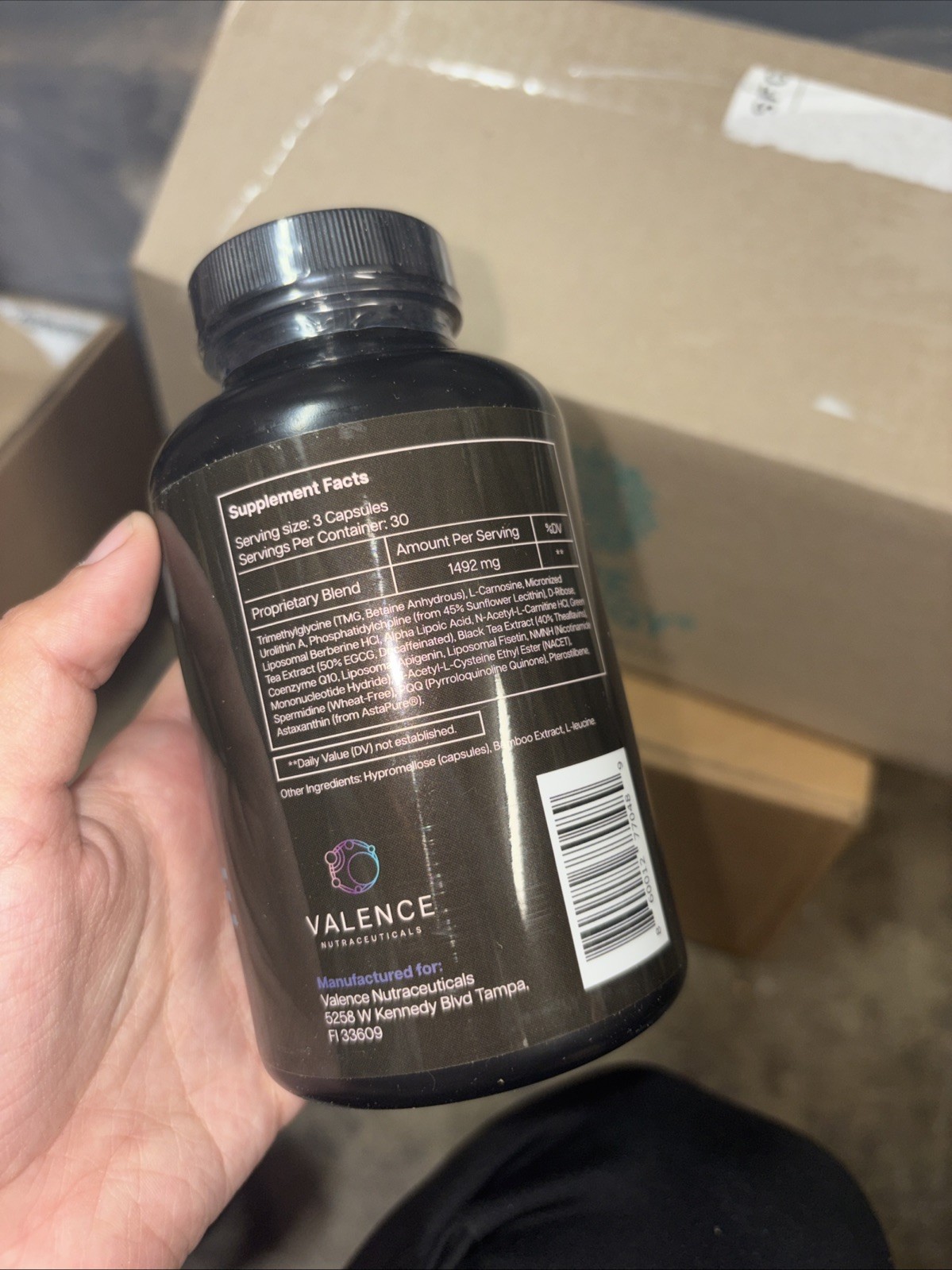 Valence Restore Cell 90 Cap MFG 10/2025