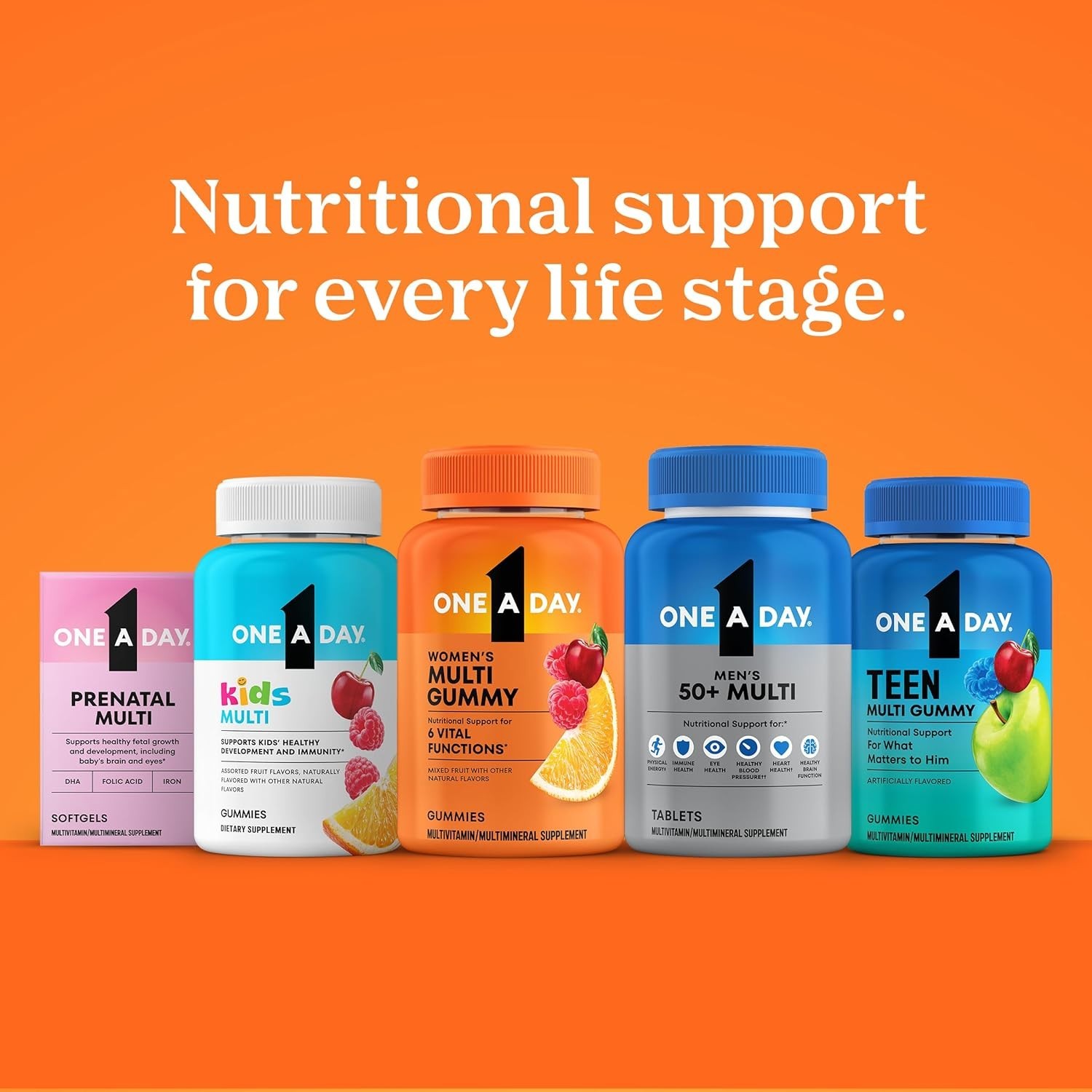 One A Day Mens Multivitamin 200 Tablets Vitamin D Zinc B Vitamins Energy Support