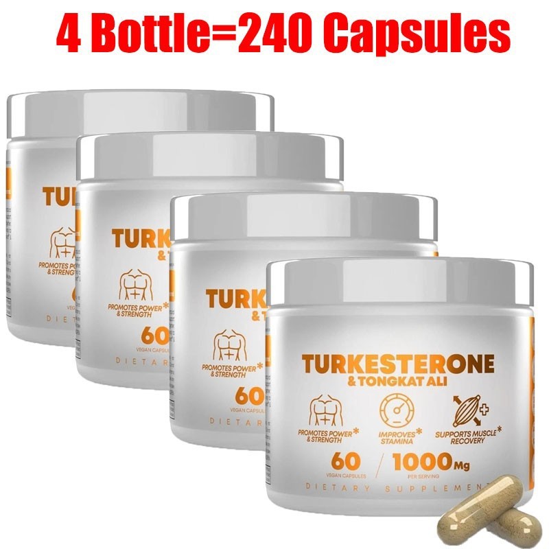 Turkesterone 1000 Mg Pure Capsules Supplement Muscle Growth & Recovery 60 Pcs