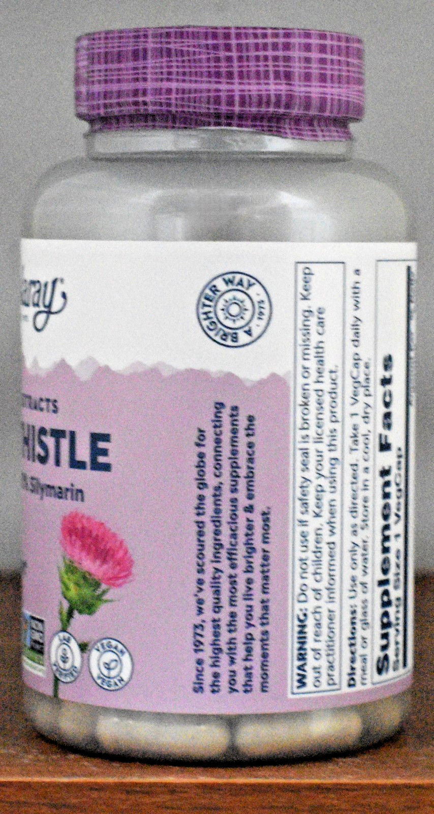 Solaray Milk Thistle 175 mg 120 Capsules Vital Extracts 175mg 120 VegCaps