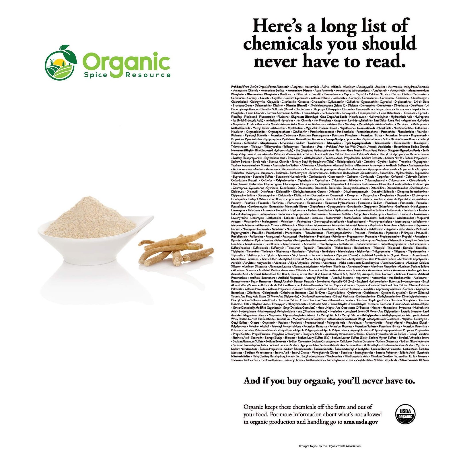Organic Ashwagandha Root Powder 1.10 lbs | Non-GMO Indian Ginseng, Raw India