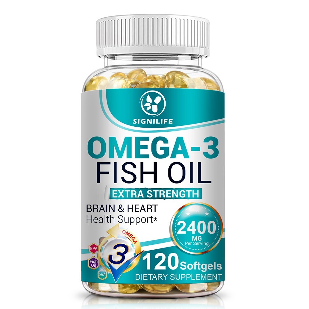 Triple Strength Omega 3 Fish Oil – Fish Oil Supplement with EPA & DHA Fat