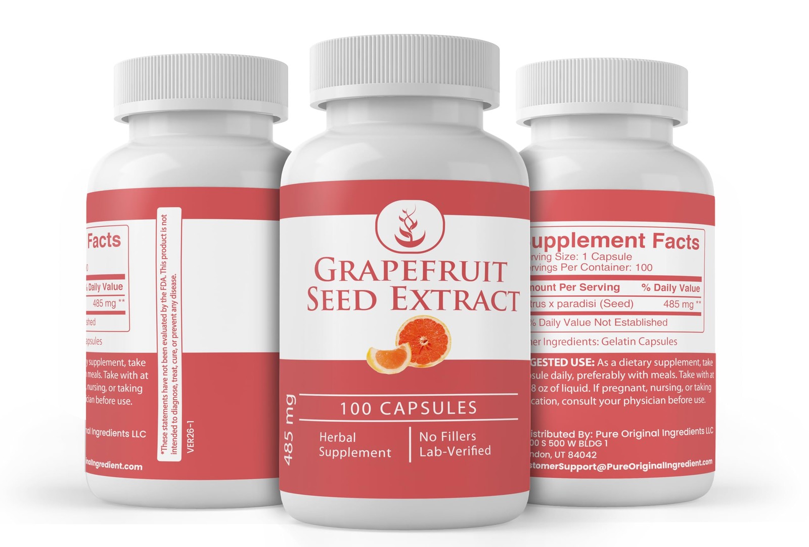 Pure Original Ingredients Grapefruit Seed Extract (100 100 Count (Pack of 1)