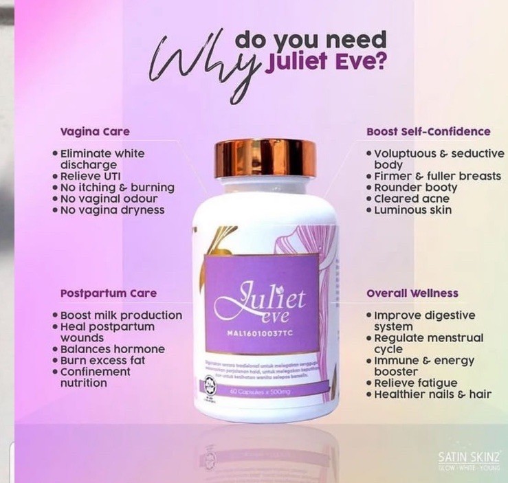 Satin Skinz Juliet EVE 60/bottle exp. 12/2028