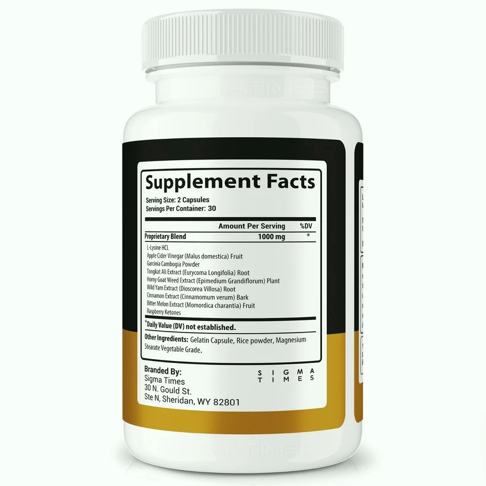 Golden Power Capsules for Men Advanced Daily Wellness Supplement 60 Ct Pack 2