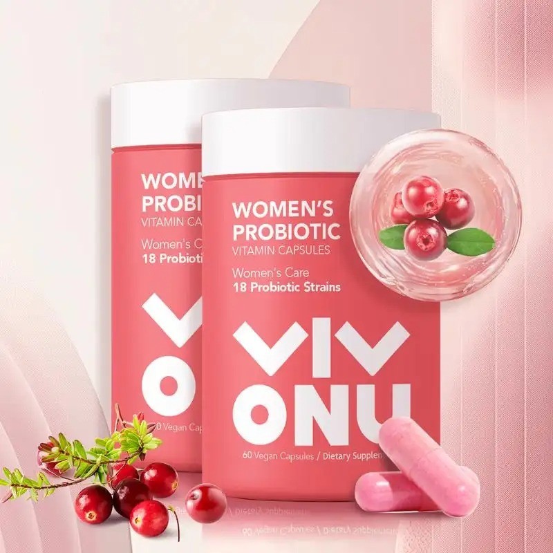 2 Pack Womens Probiotic Capsules Feminine Health pH Balance 120ct