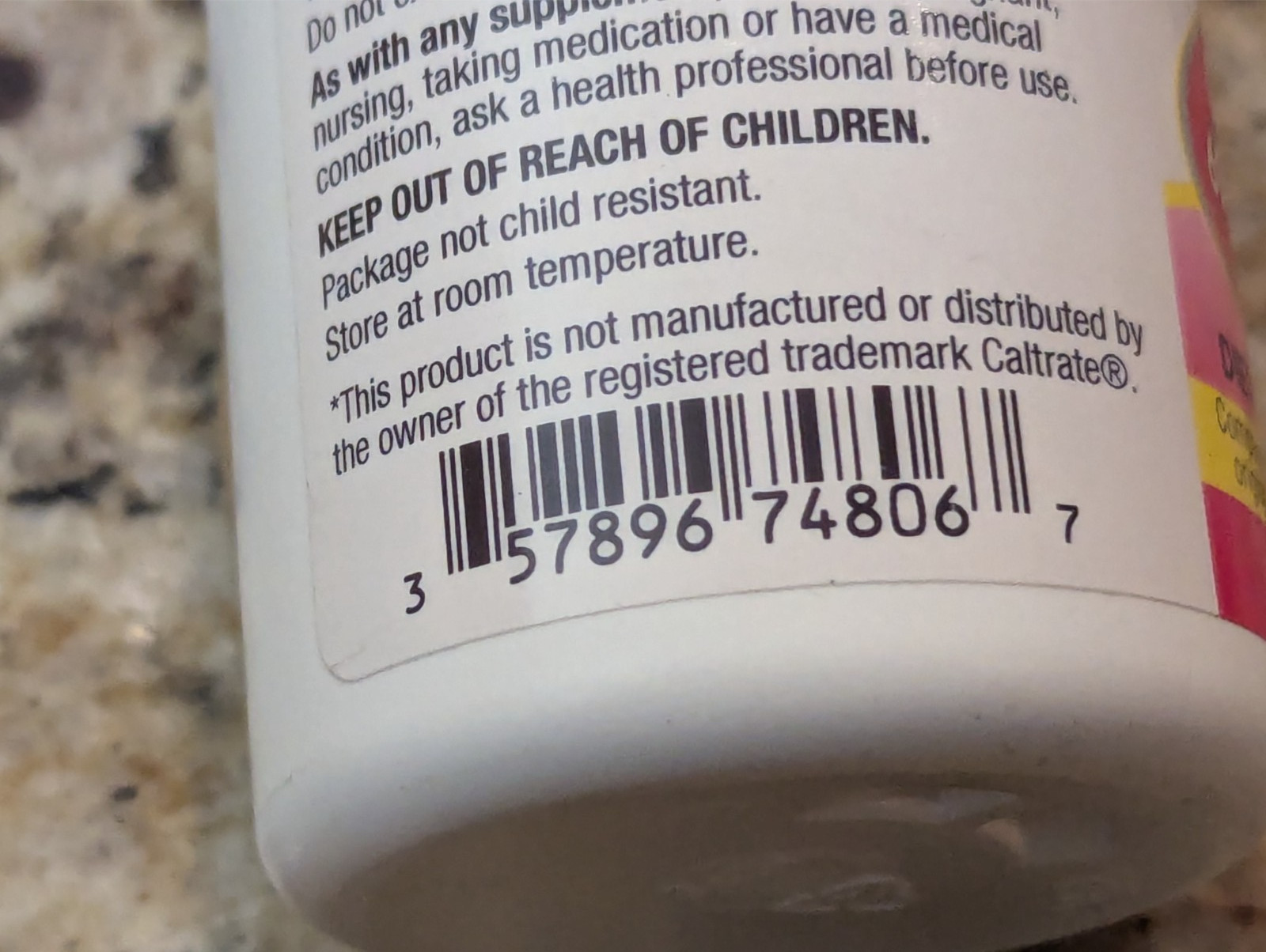 GeriCare Calcium 600+D 10mcg Nutritional Supplement 60 Tablets exp: 06/2026