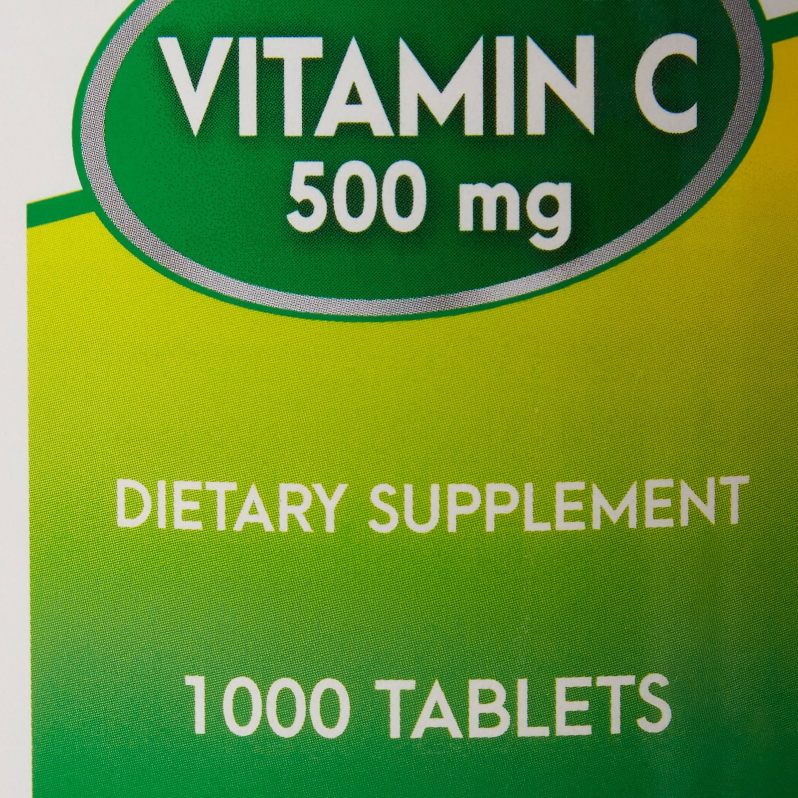 Geri-Care Vitamin C Tablet 500 mg 841-10-GCP 1 Bottle 1000 per Bottle