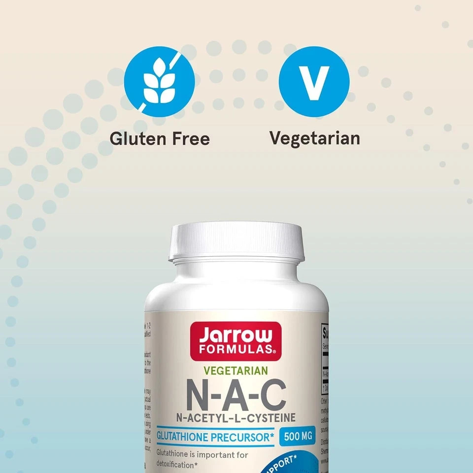 Jarrow Formulas N-A-C 500 mg, Dietary Supplement, Antioxidant Support for Liver