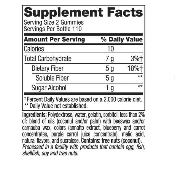 3 PACK – Vitafusion Fiber Well Gummies (220 ct.) {Total 660 Gummies} FAST SHIP