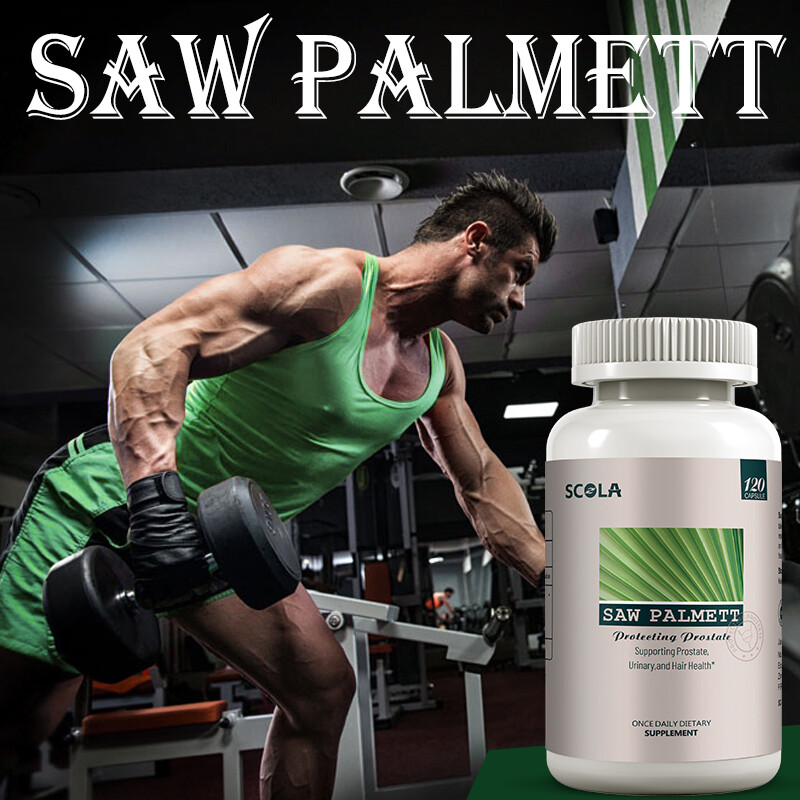 Saw Palmetto Capsules – Premium Prostate Health Support Supplement for Men 120Pc