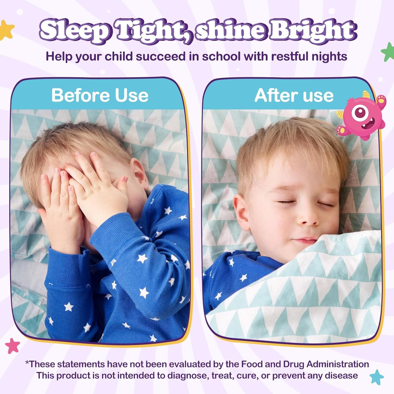 Magnesium Glycinate Liquid for Kids Sleep, Relaxation, Calm & Focus – Strawberry