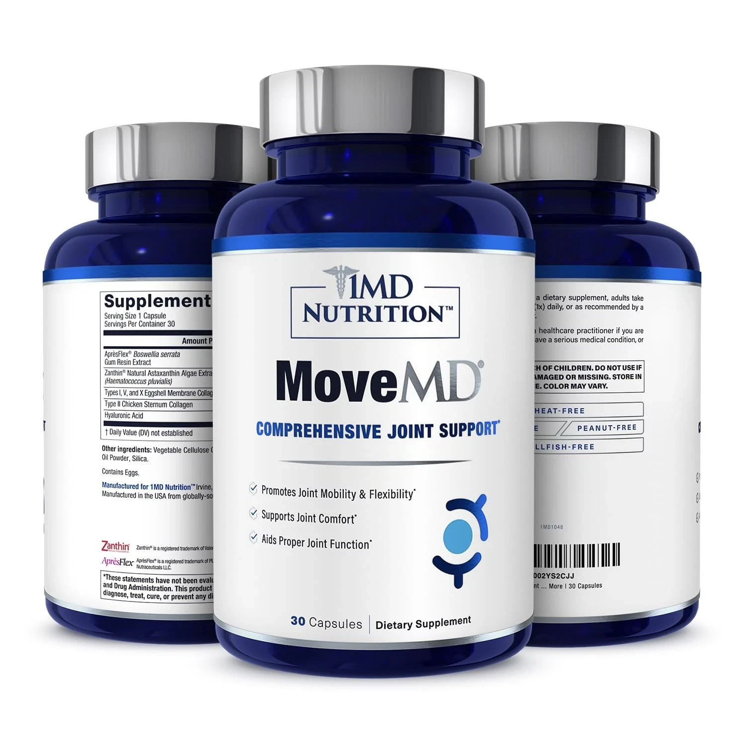 1MD Nutrition MoveMD – Health Supplement for Joint 30 Count (Pack of 1)