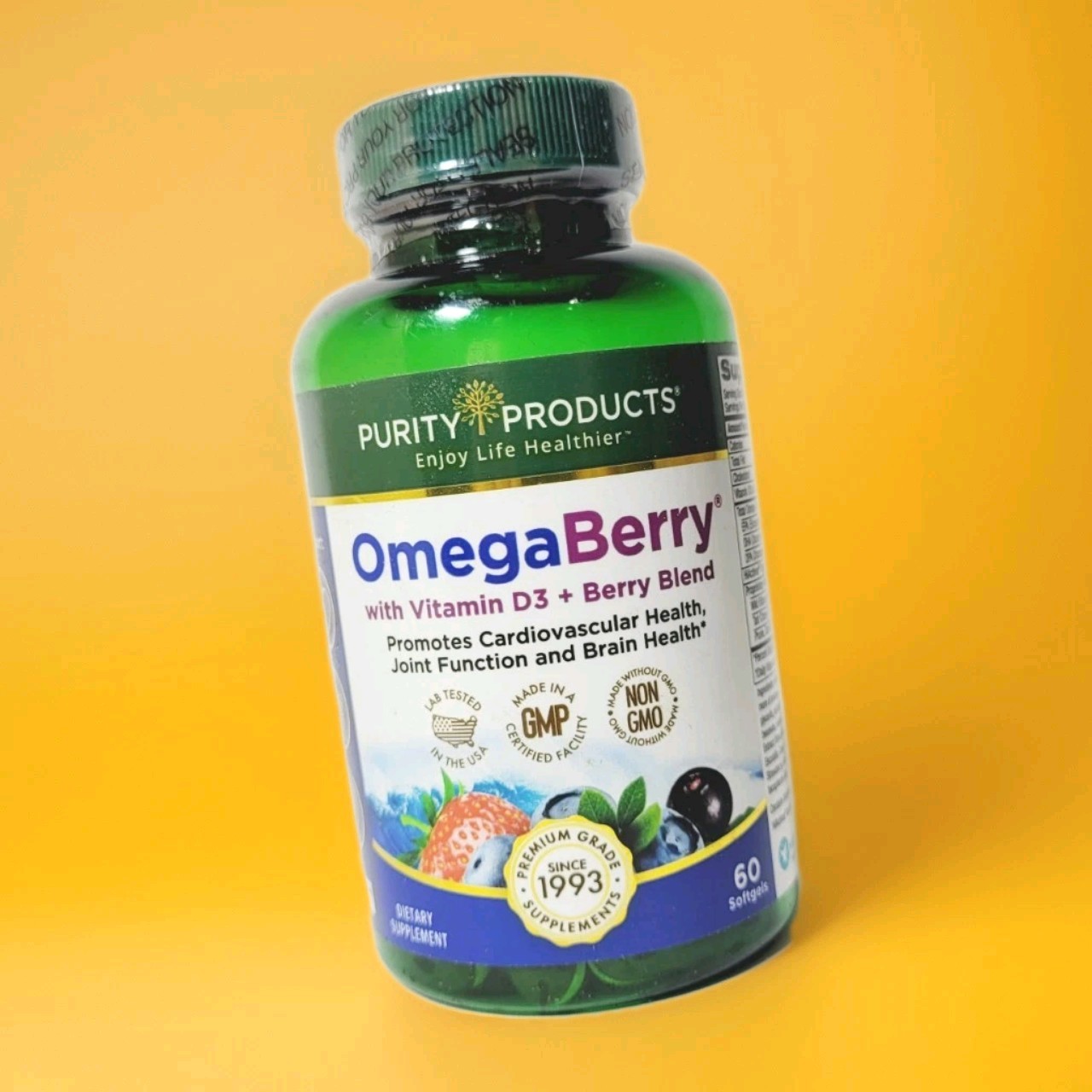 Purity Products OMEGABERRY With Vitamin D3 (EXP:07/26)