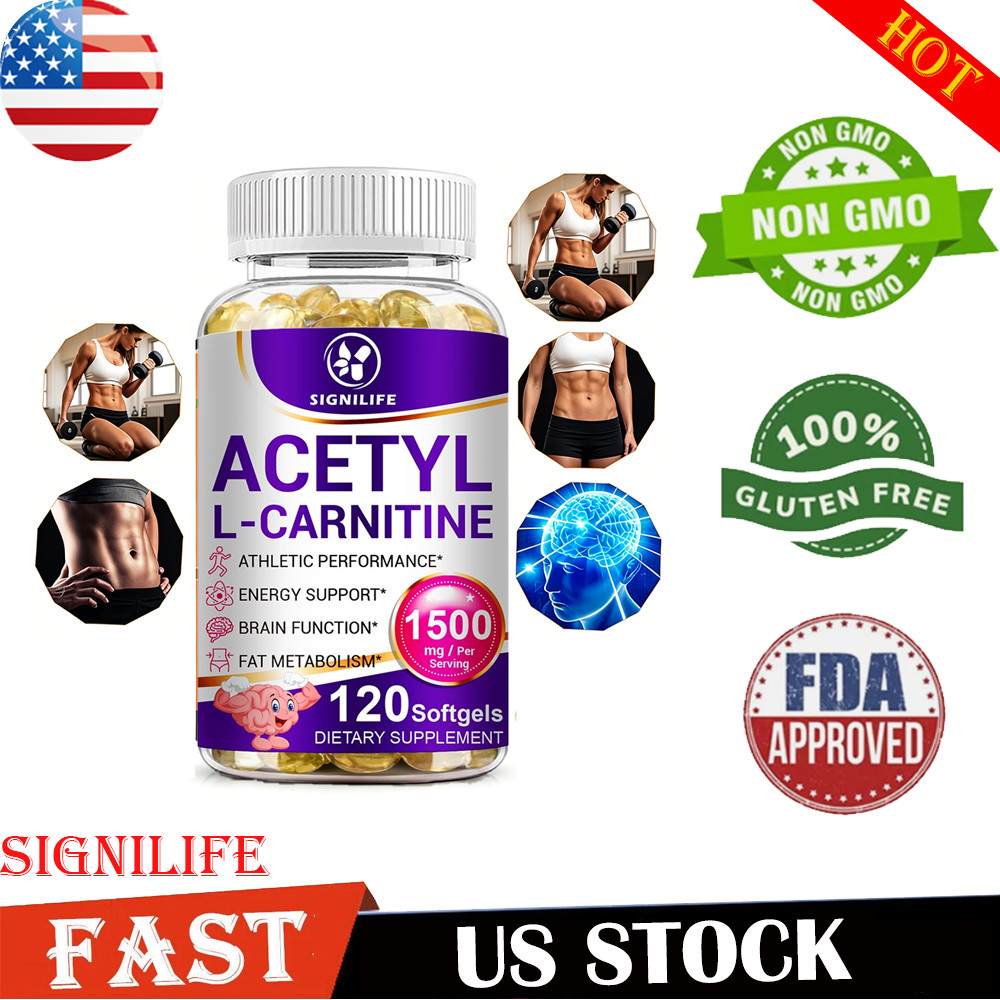 Acetyl L-Carnitine 1500mg Fat Burner Energy Support Nervous System