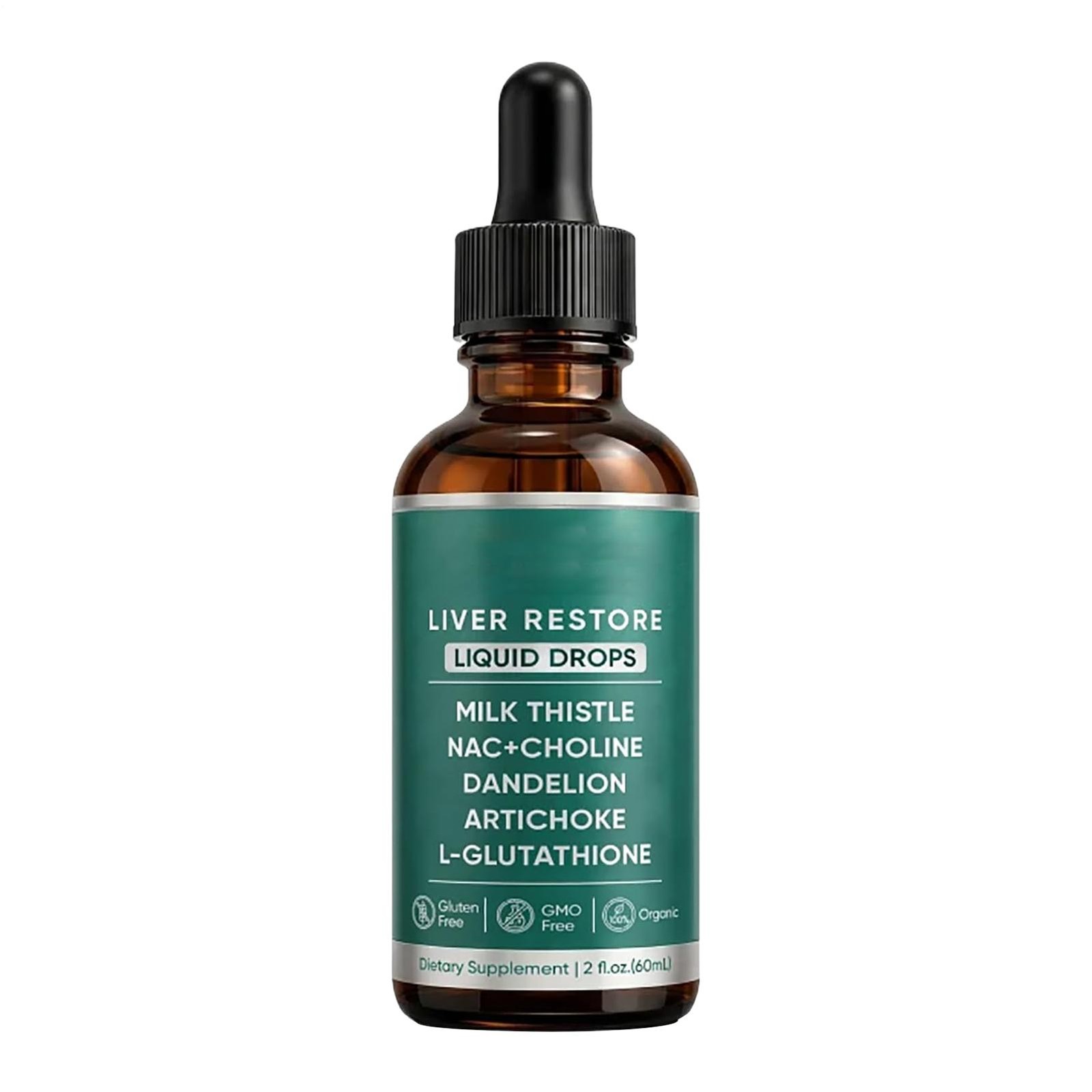 Purelia Liver Restore Drops – Complete Liver Detox Support Supplement 60ml