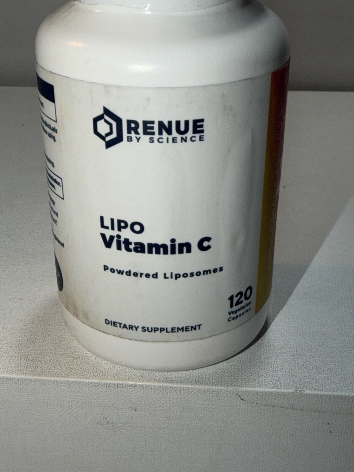Renue By Science LIPO Vitamin C Liposomal 120 Vegetarian Capsules New & Sealed