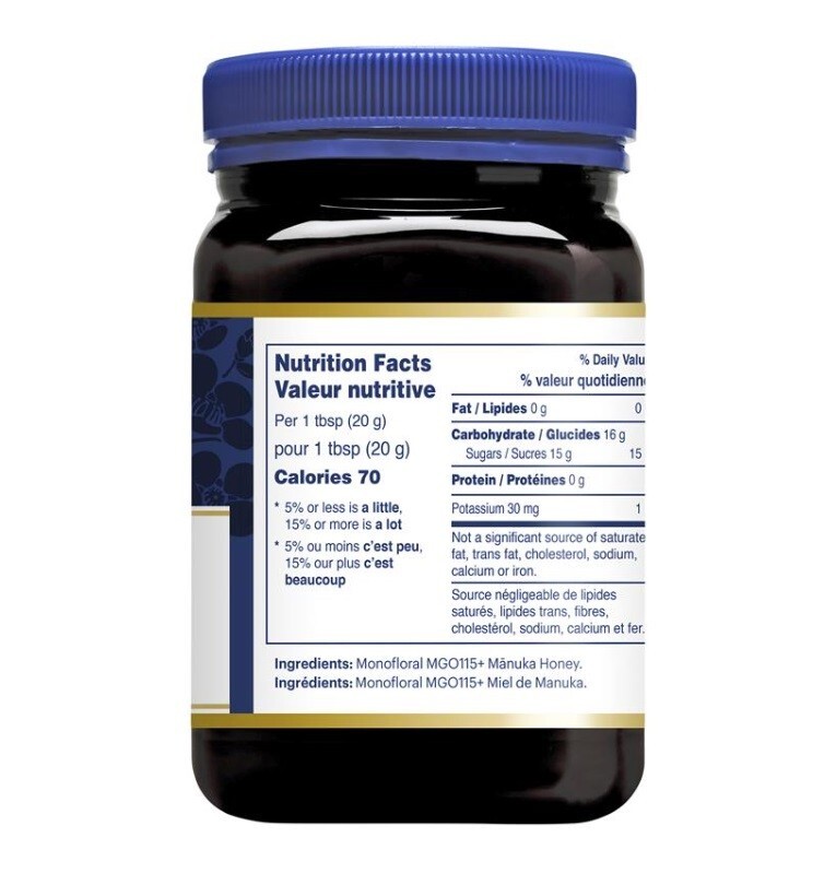 Manuka Health MGO 115+ (6+ UMF) Manuka Honey (500gm)