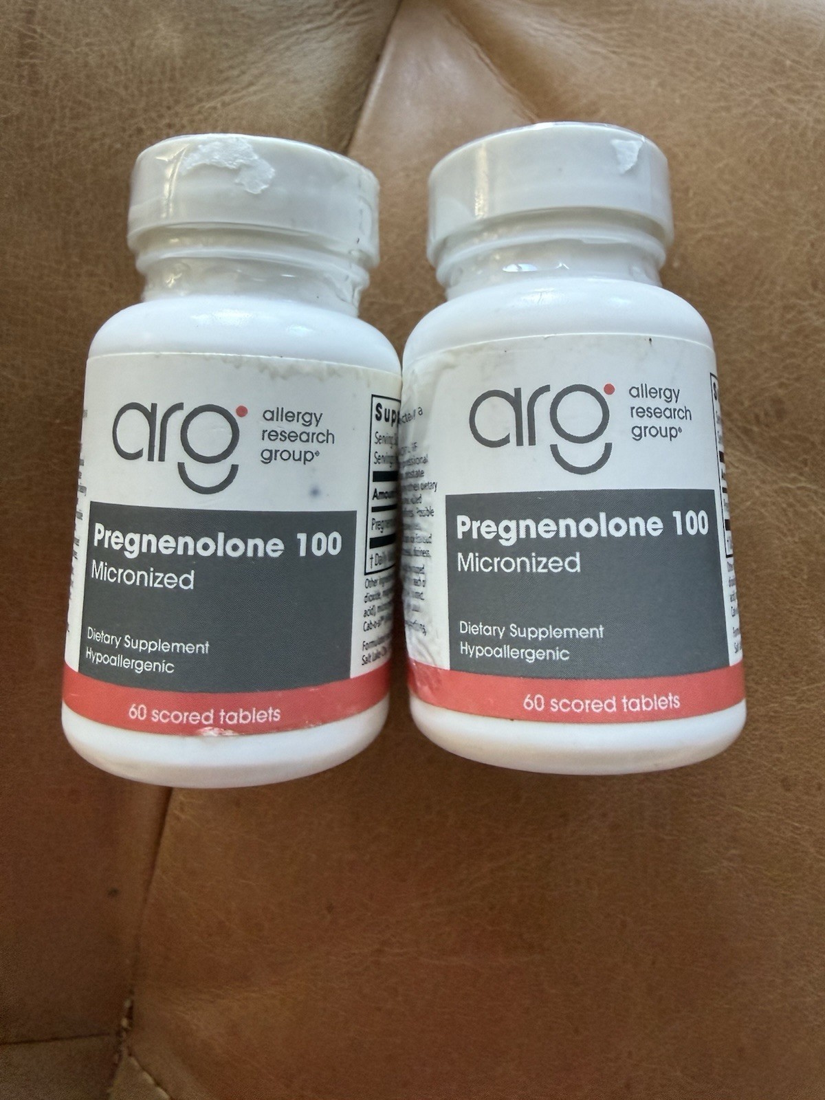 (2-Pack) Pregnenolone 100mg Micronized Tablets – Allergy Research Group SEALED