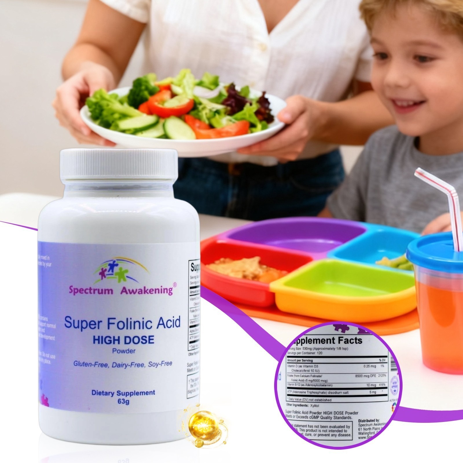 Spectrum Awakening Super Folinic Acid High Dose Powder