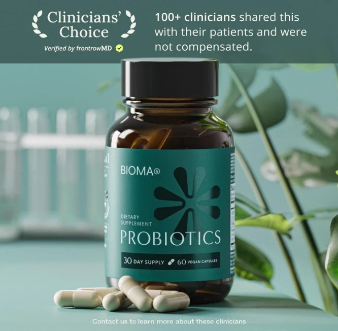 Probiotics Bioma – Advanced Gut Health Support – 60 Capsules – Digestive & Immun
