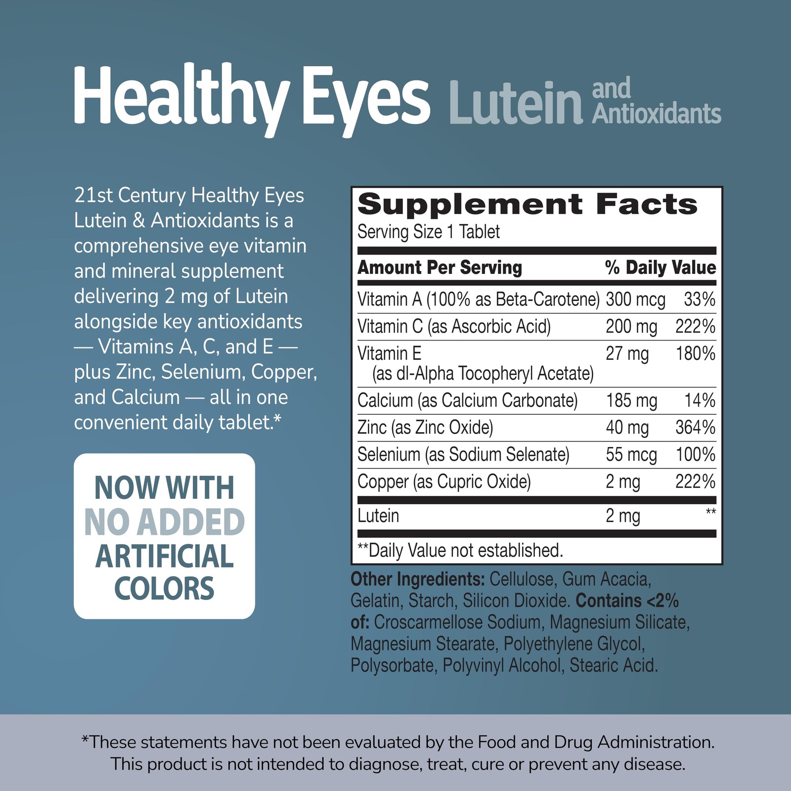 Healthy Eyes Lutein Vitamin Supplement|60 Day Supply Vision & Macular Support