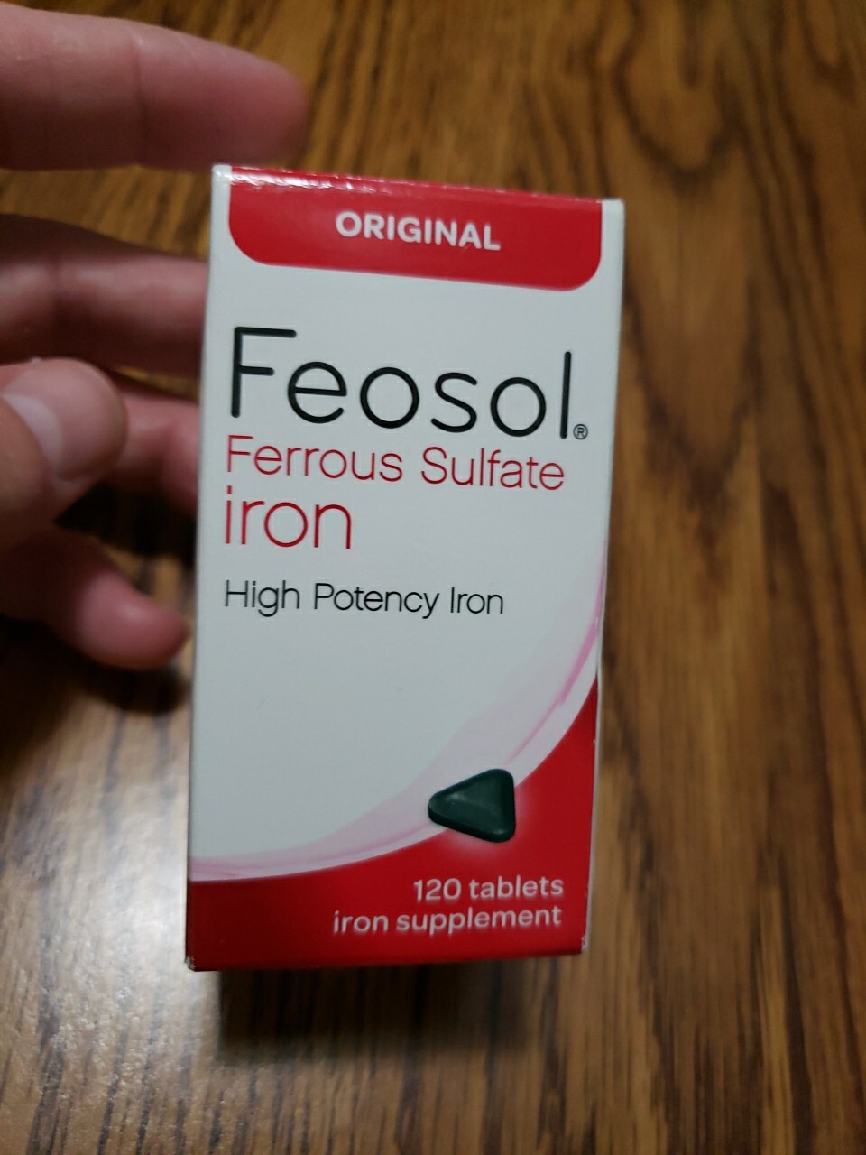Feosol Ferrous Sulfate Iron Original Tablet – 120 Count Exp 06/2025 – New