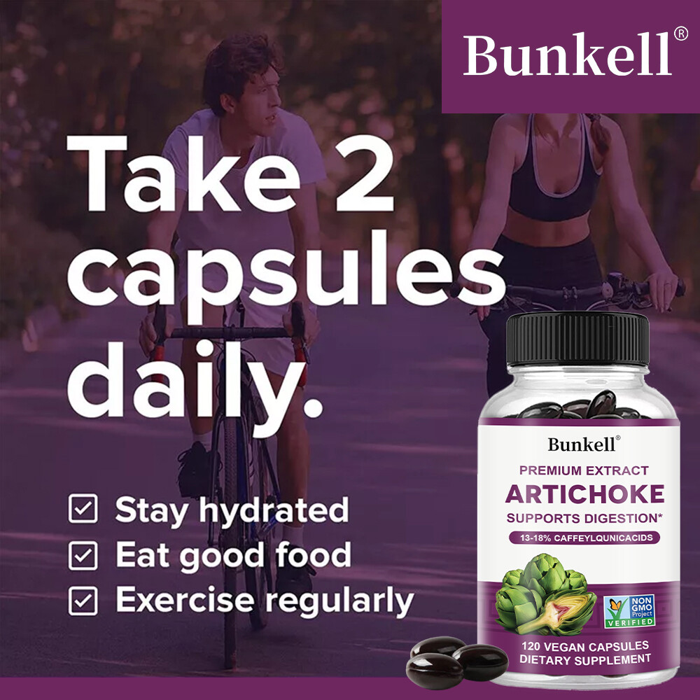 Artichoke Extract 600mg | 30/60/120caps|Non-Gmo & Gluten Free Supports Digestion