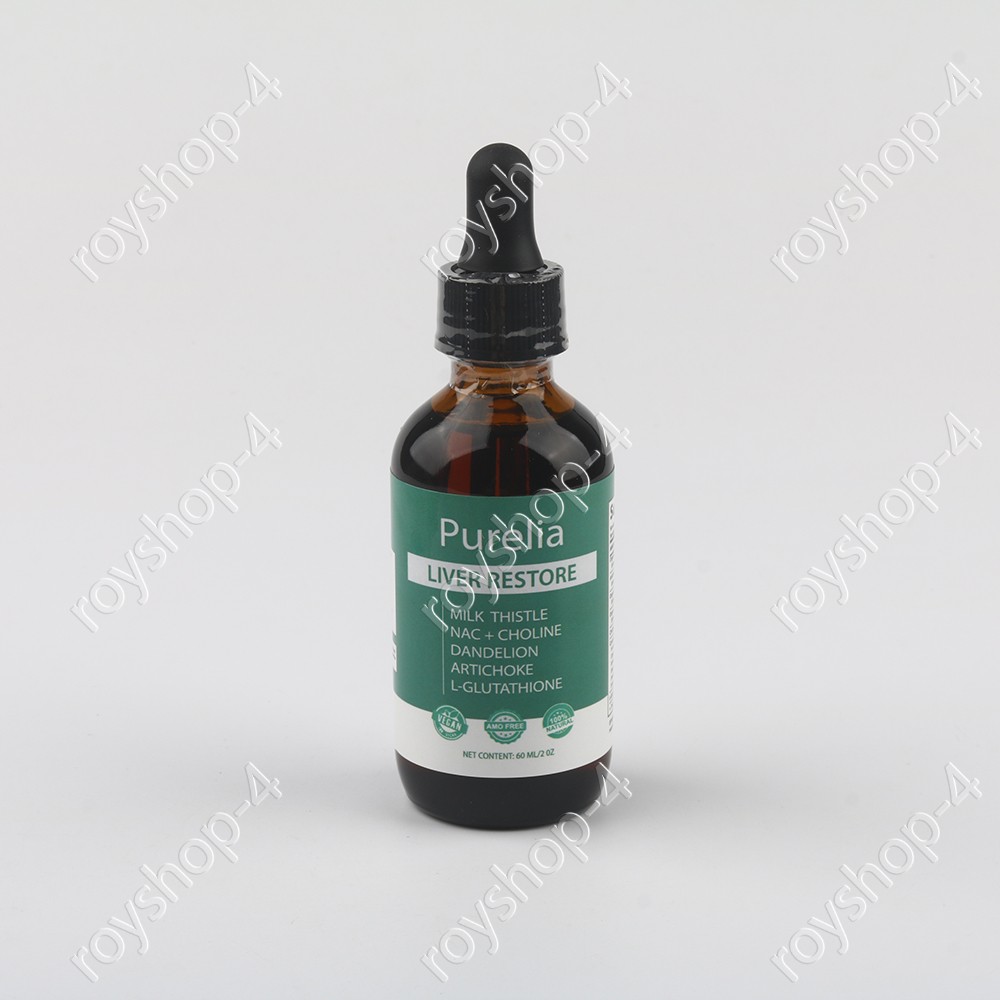 Purelia Liver Restore, Complete Liver Support Supplement with Milk Thistle 1-6x