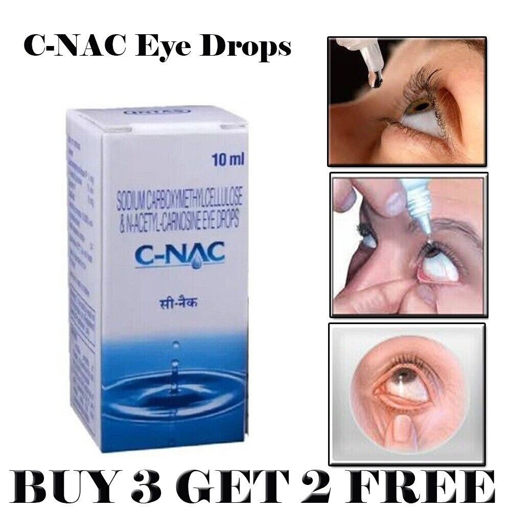 C-NAC Eye Drops (10ml) Best for Eye Care (BUY 3 QUANTITY & GET 5 OF CNAC)