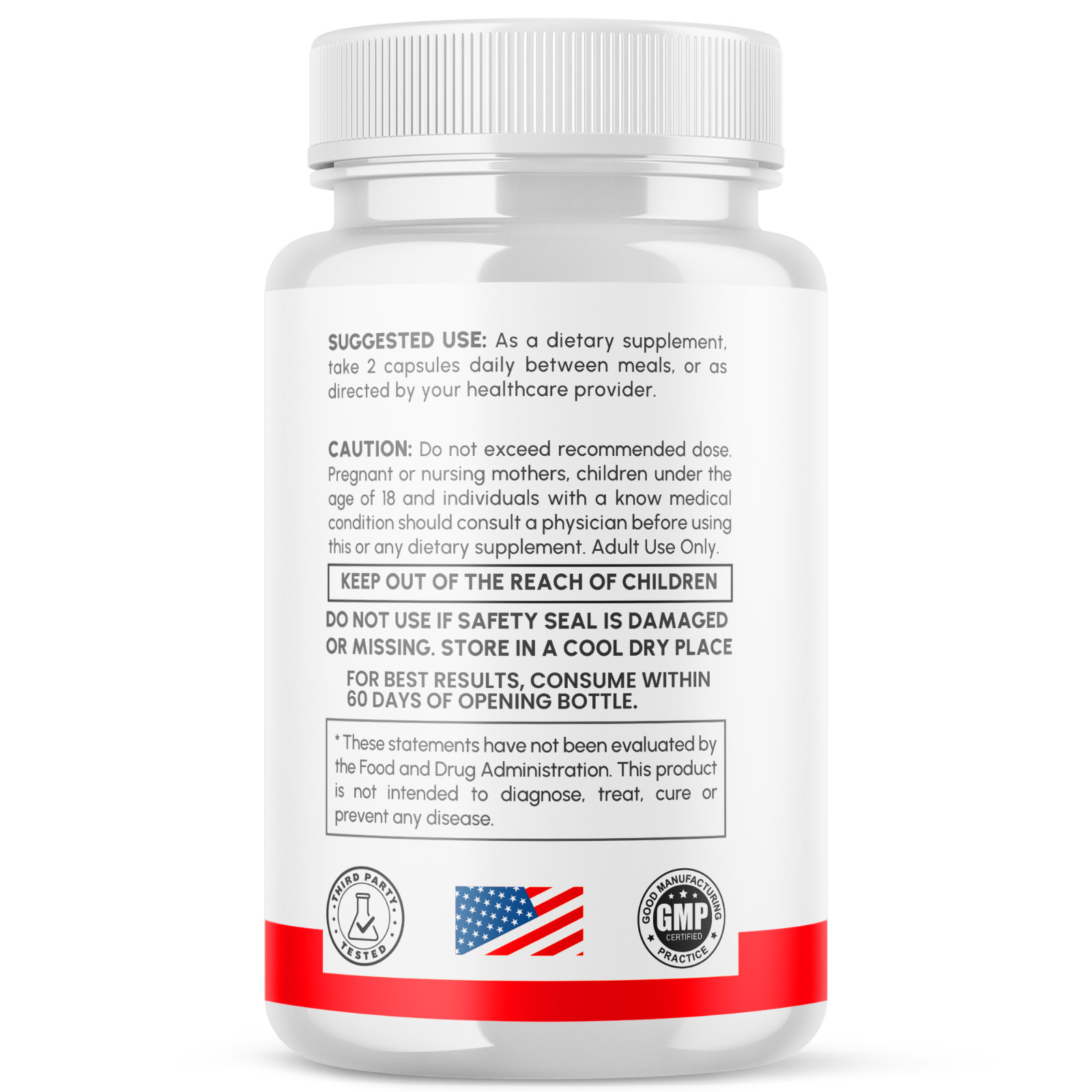(1 Pack) Glykonex Pro Advanced Support Blood Supplement GlykonexPro 60 Capsules