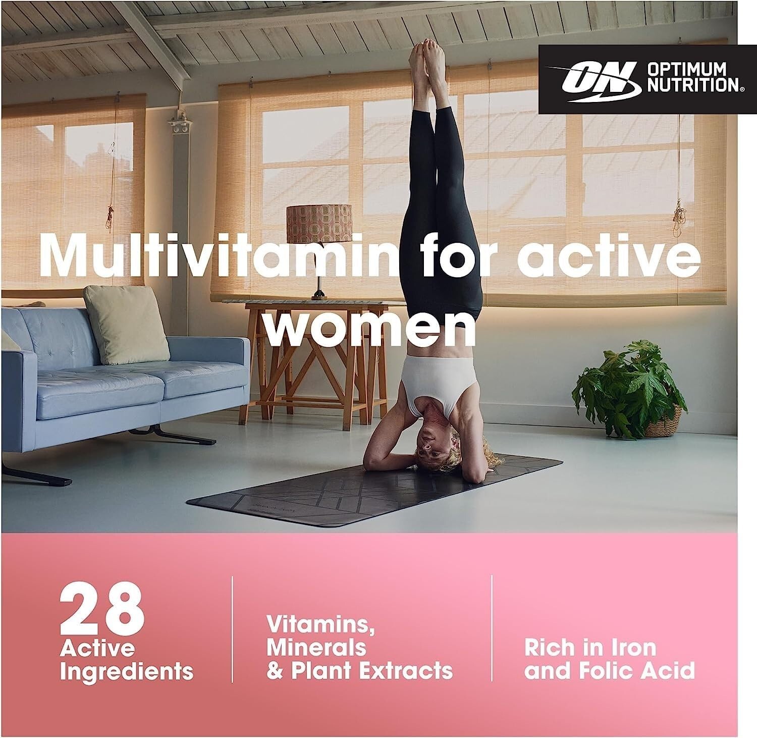 Optimum Nutrition Opti-Women MultiVitamin Capsules – 120 Count