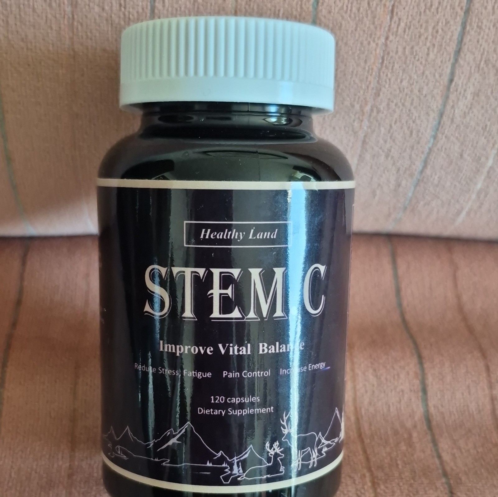 Healthy Land STEM C Energy Support Dietary Supplement Capsules, 120 Count