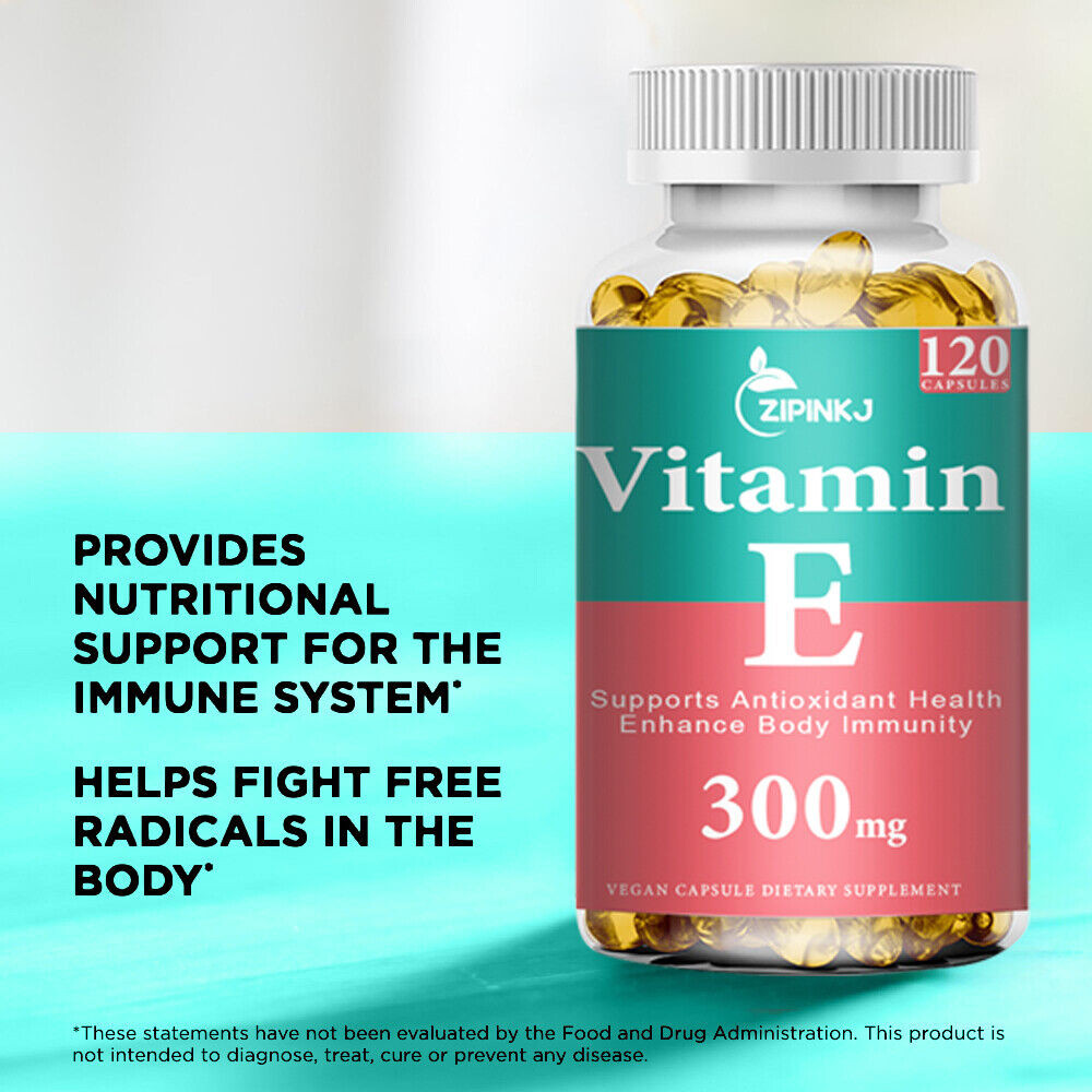 2Pack Vitamin E Softgels 800IU Supplements, Natural Antioxidant & Immune Support