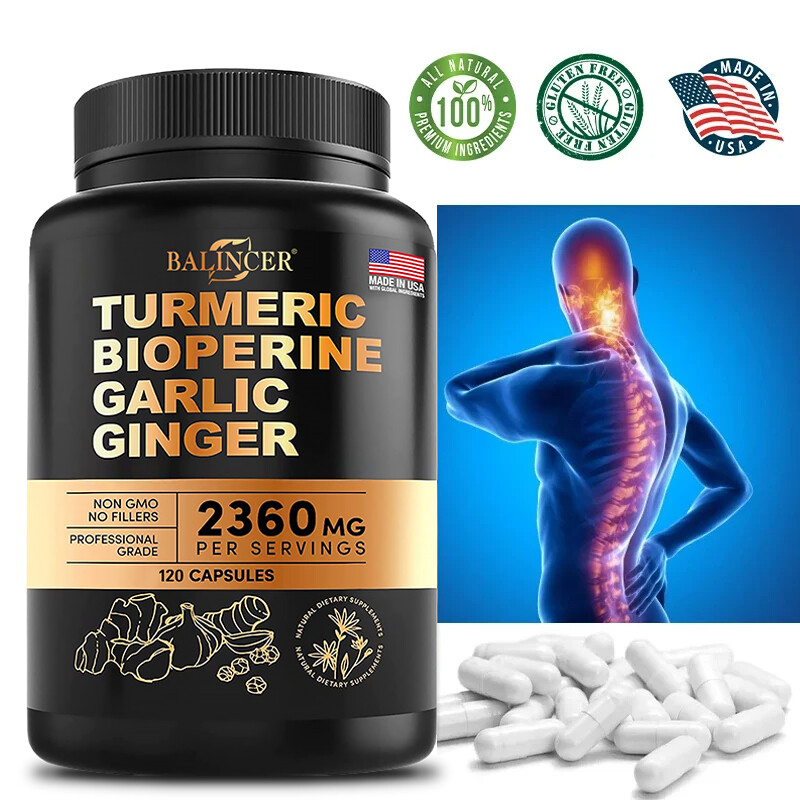 Turmeric, Biotin, Garlic, Ginger – Supports Joint combined with Heart Health – N