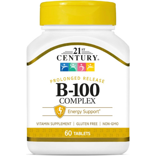 B 100 Complex Prolonged Release Caplets, 60 Count (Pack of 3)