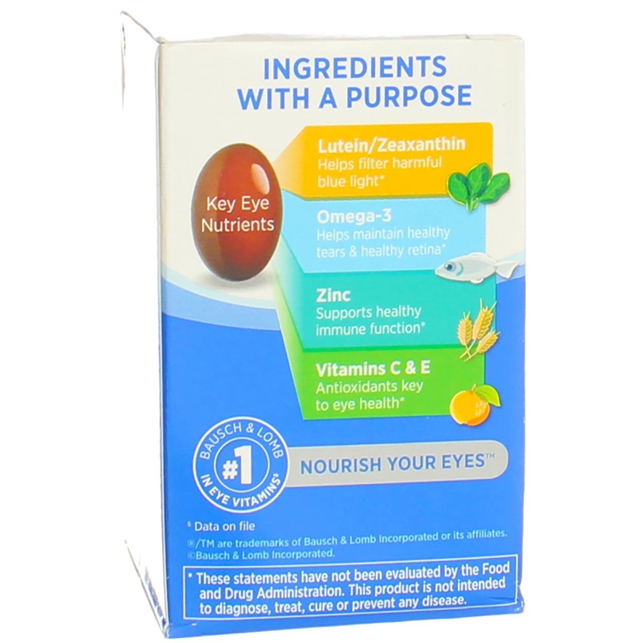 2 Pack Bausch & Lomb Ocuvite Eye Health Formula Eye Vitamin & Mineral Supplem…