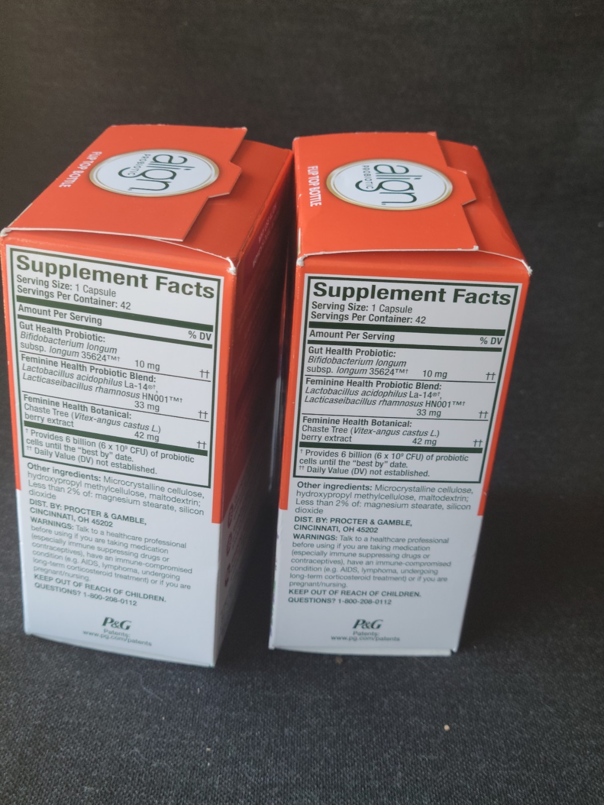align Women’s Dual Action Probiotic Botanical 2×42 Capsules Feminine Health 2027