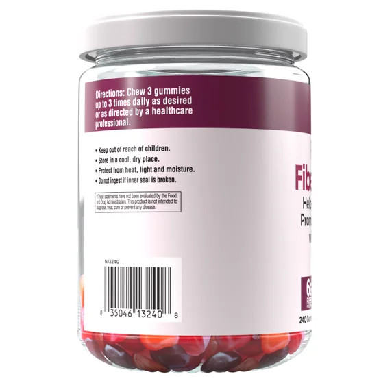 2-Pack Country Farms Fiber Care Gummies, 240 Gummies