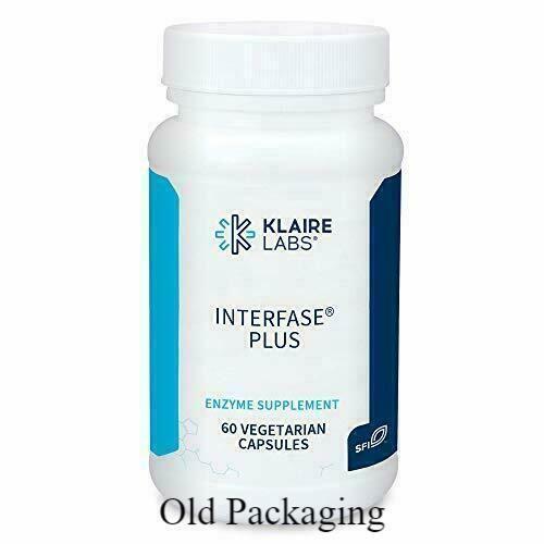 Klaire Labs Interfase Plus Multi Enzym Blend Hypoallergenic 60 Capsule exp 12/25