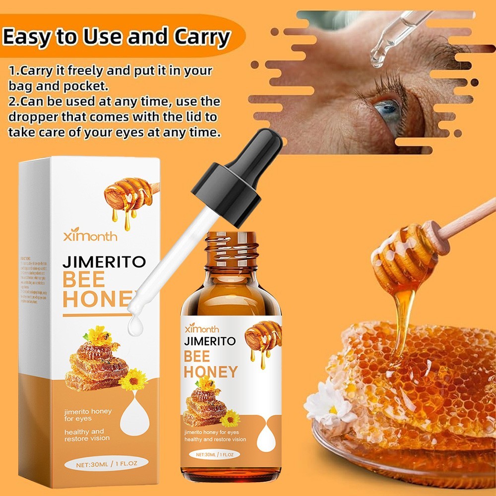 Jimerito Honey for Eyes, Jimerito Honey Eye Drops, Jimerito Bee Honey for Eye