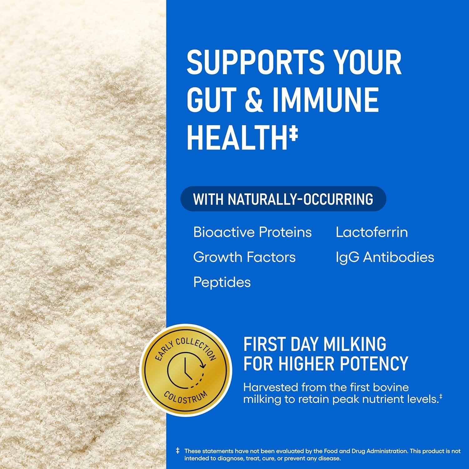 Physician Choice Colostrum Gold Dietary Supplement Unflavored 120g – Brand New