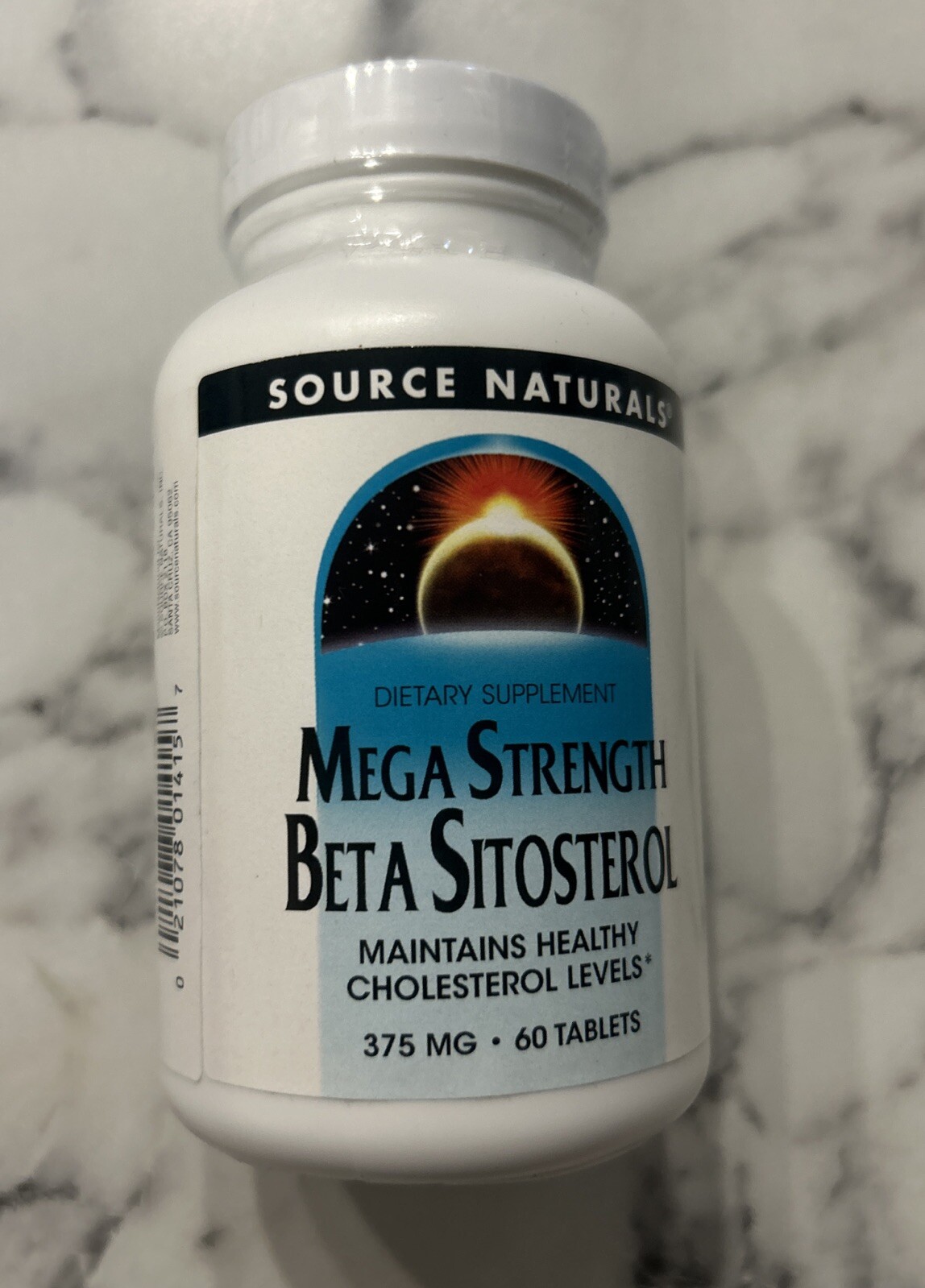 Mega Strength Beta Sitosterol, 375 mg, 60 Tablets Exp/10/2025