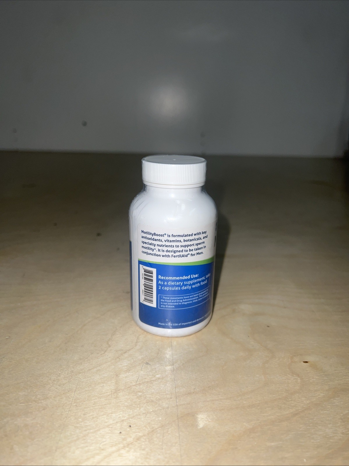 Fairhaven Health MotilityBoost for Men Sperm Support 60 Capsules Exp 02/2026