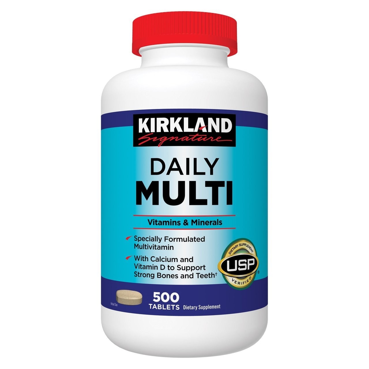 Kirkland Signature Daily Multivitamin & Minerals 500 Tablets