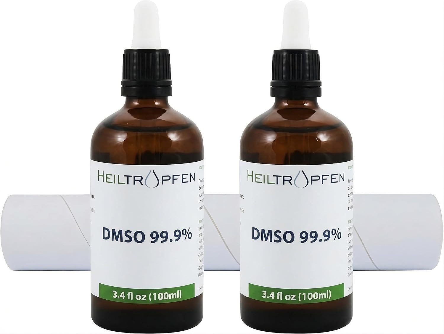 2X 99.9% Pure DMSO – Pharmaceutical Grade Dimethyl Sulfoxide | 2x 3.4 Oz Bottles